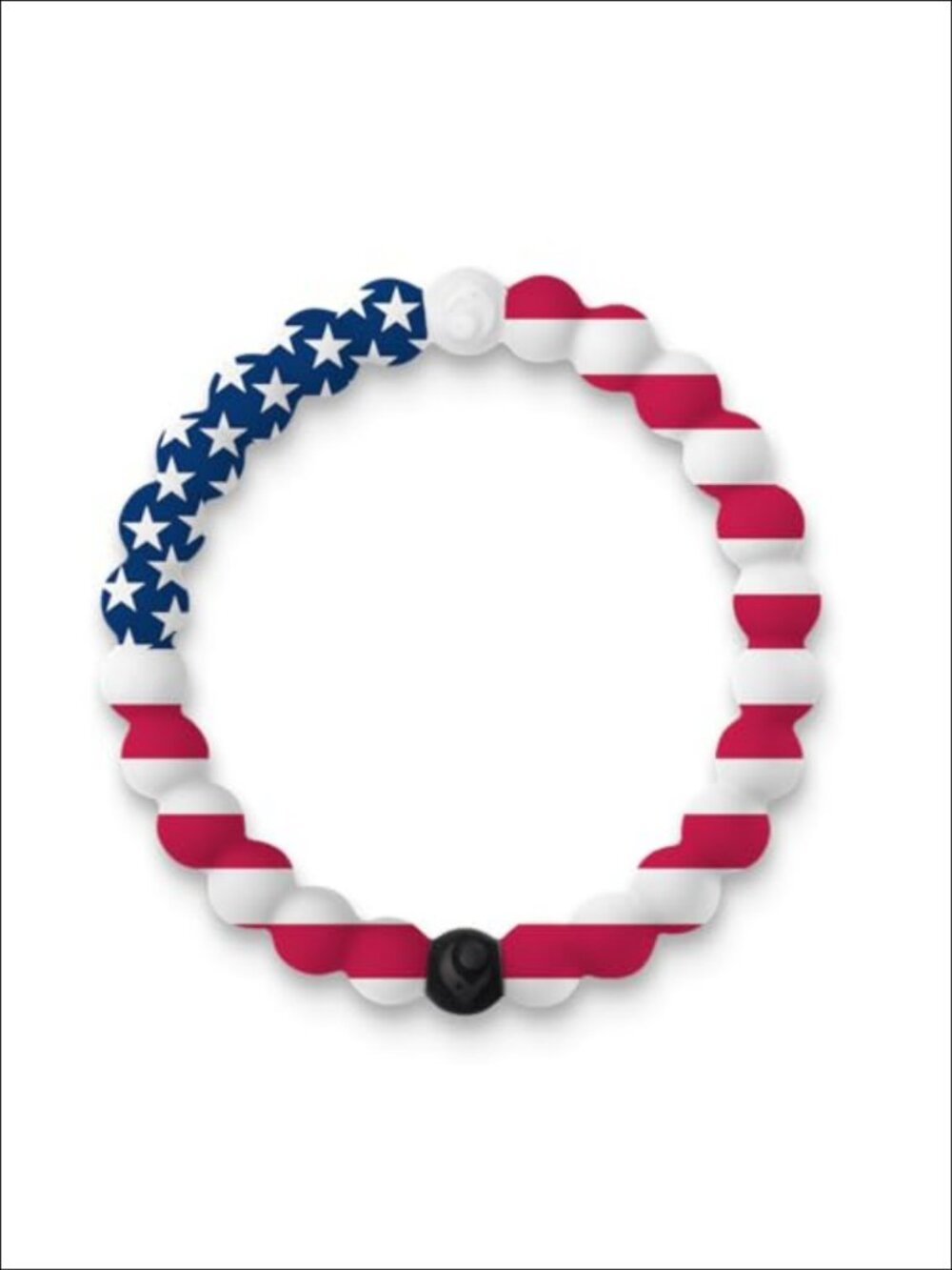 Lokai Beaded Silicone Bracelet Stackable Wristband Casual